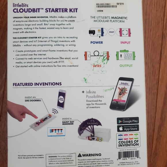 LittleBits CloudBit Electronic Inventions Starter Kit - Picture 3 of 5